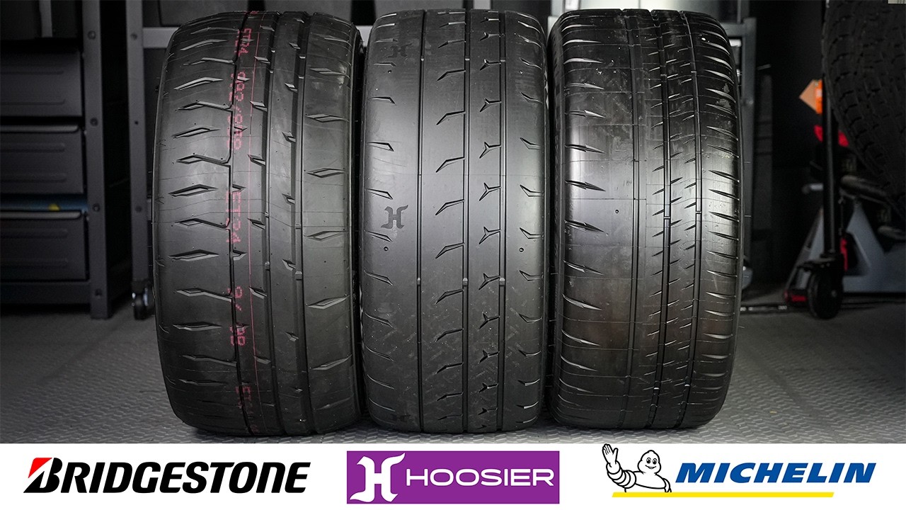 Michelin Pilot Sport Cup 2 R gegen Hoosier TrackAttack Pro gegen Bridgestone Potenza RE71 RS