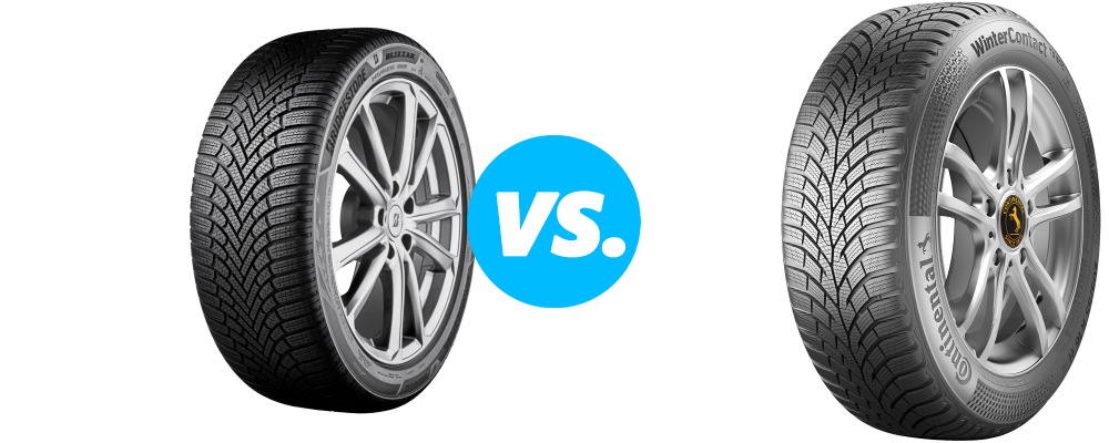 Bridgestone Blizzak 6 vs Continental WinterContact TS 870