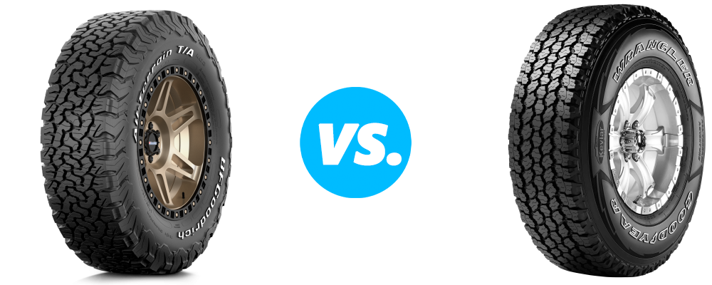 BFGoodrich All Terrain TA KO2 vs Goodyear Wrangler All Terrain Adventure