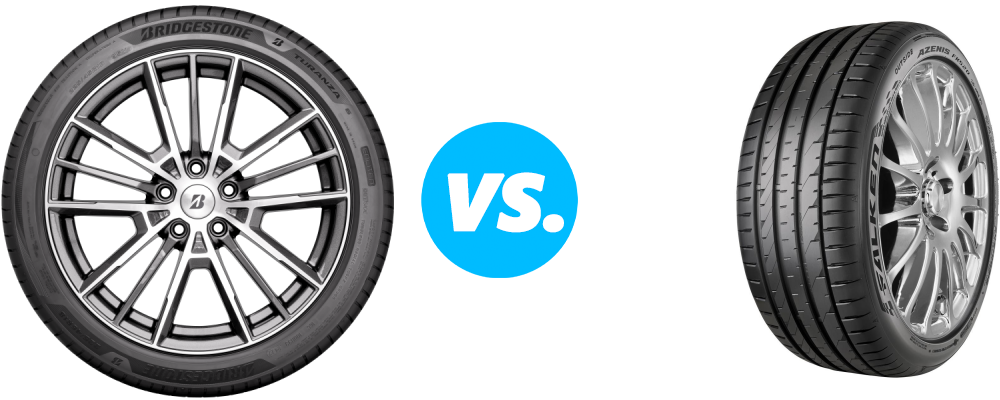 Bridgestone Turanza 6 vs Falken Azenis FK520